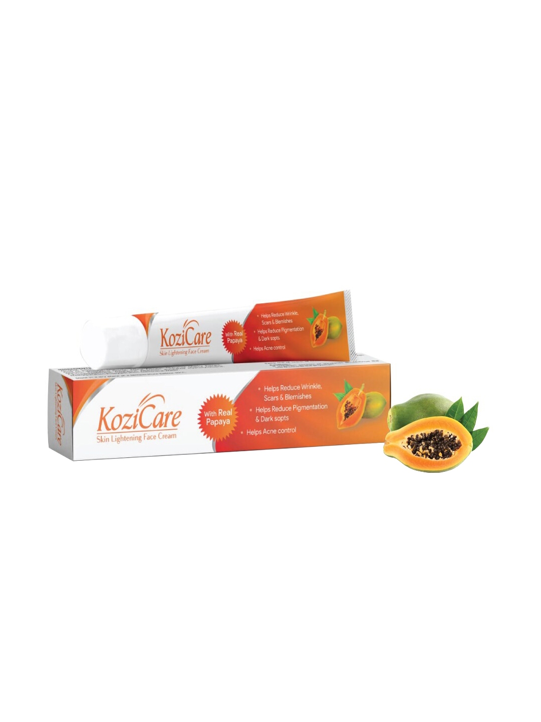 Buy KOZICARE Skin Lightening Face Cream With Papaya & Niacinamide ...