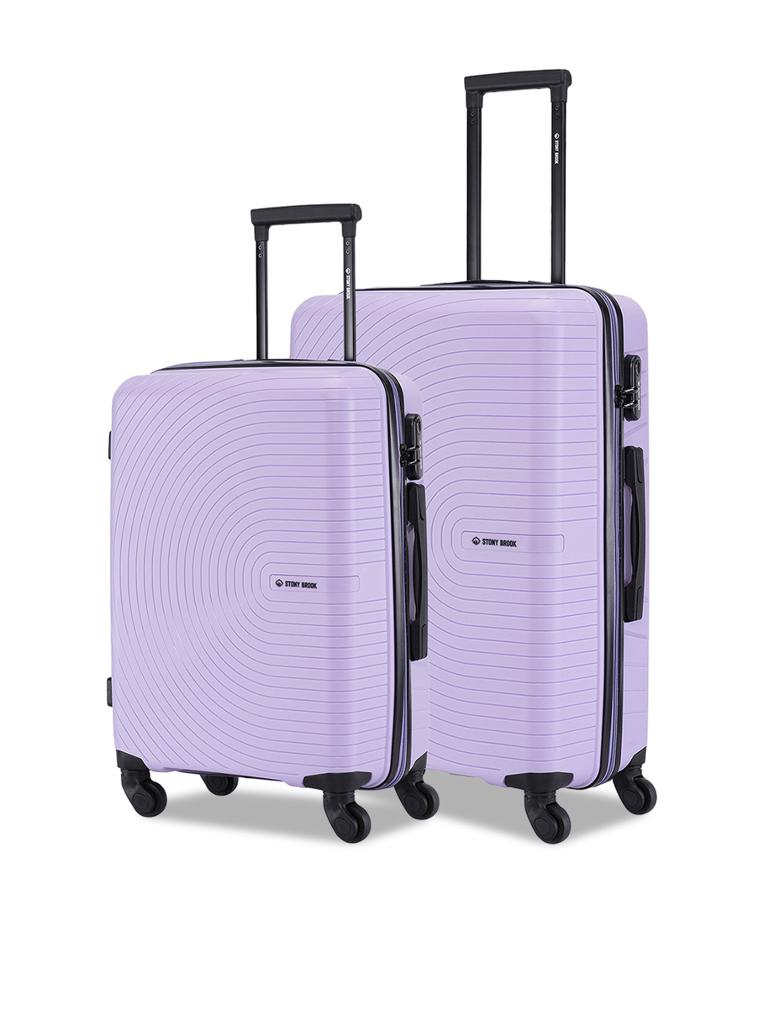 Stony Brook by Nasher Miles Crescent Set Of 2 Hard-Sided Trolley Suitcase-50 L