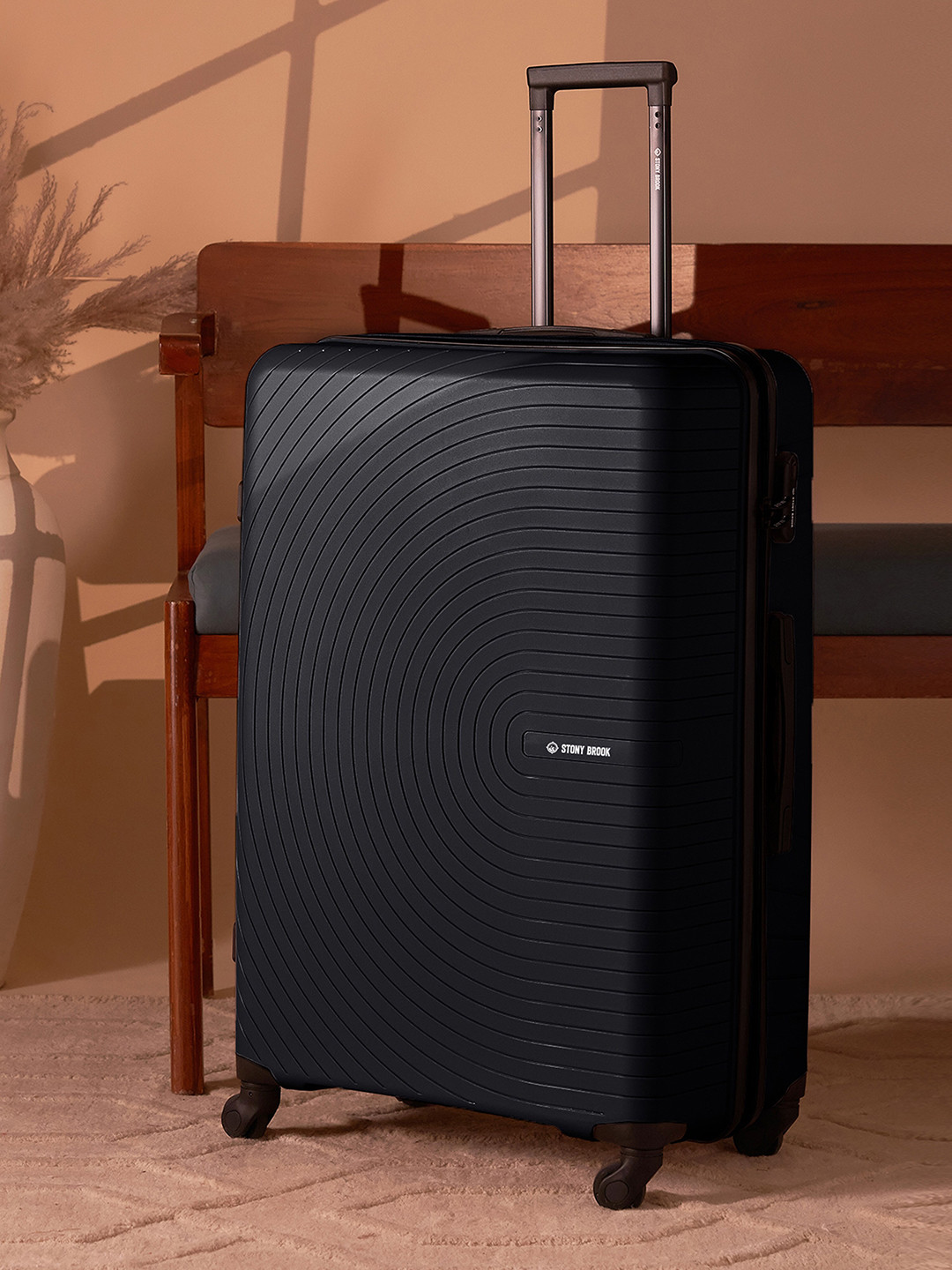 Stony Brook by Nasher Miles Crescent Hard-Sided Large Trolley Suitcase - 110 L