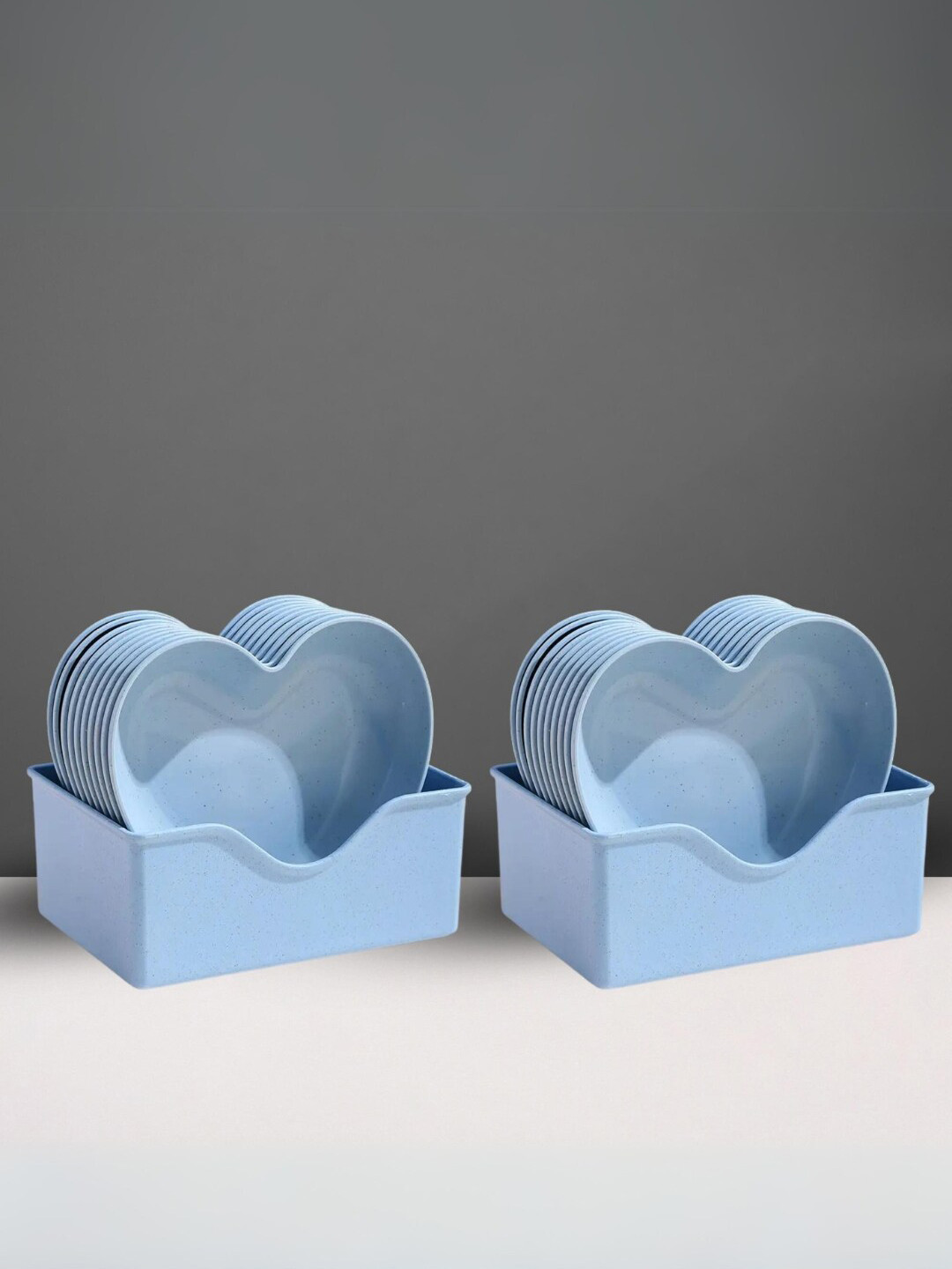 YELONA Blue 20 Pieces Dinnerware