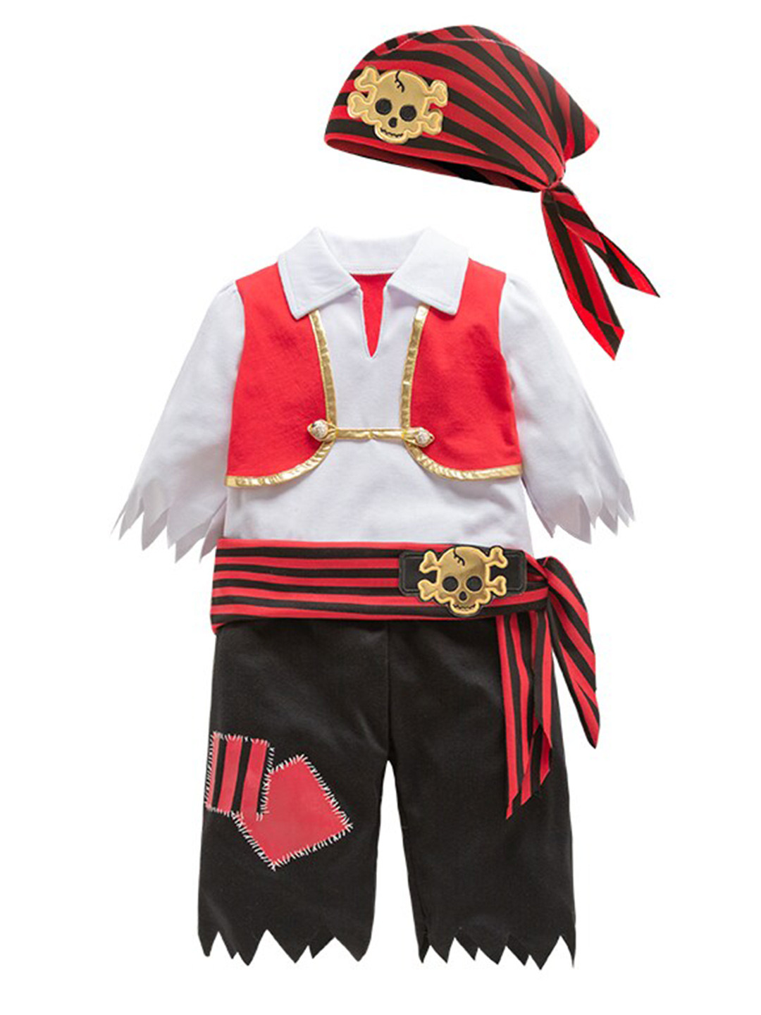 StyleCast Boys Red Captain Jack Sparrow Costume