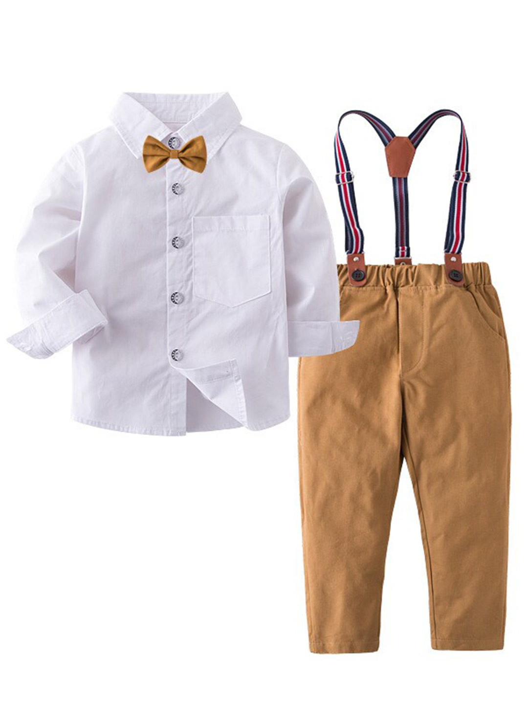 StyleCast Boys White Shirt with Trousers