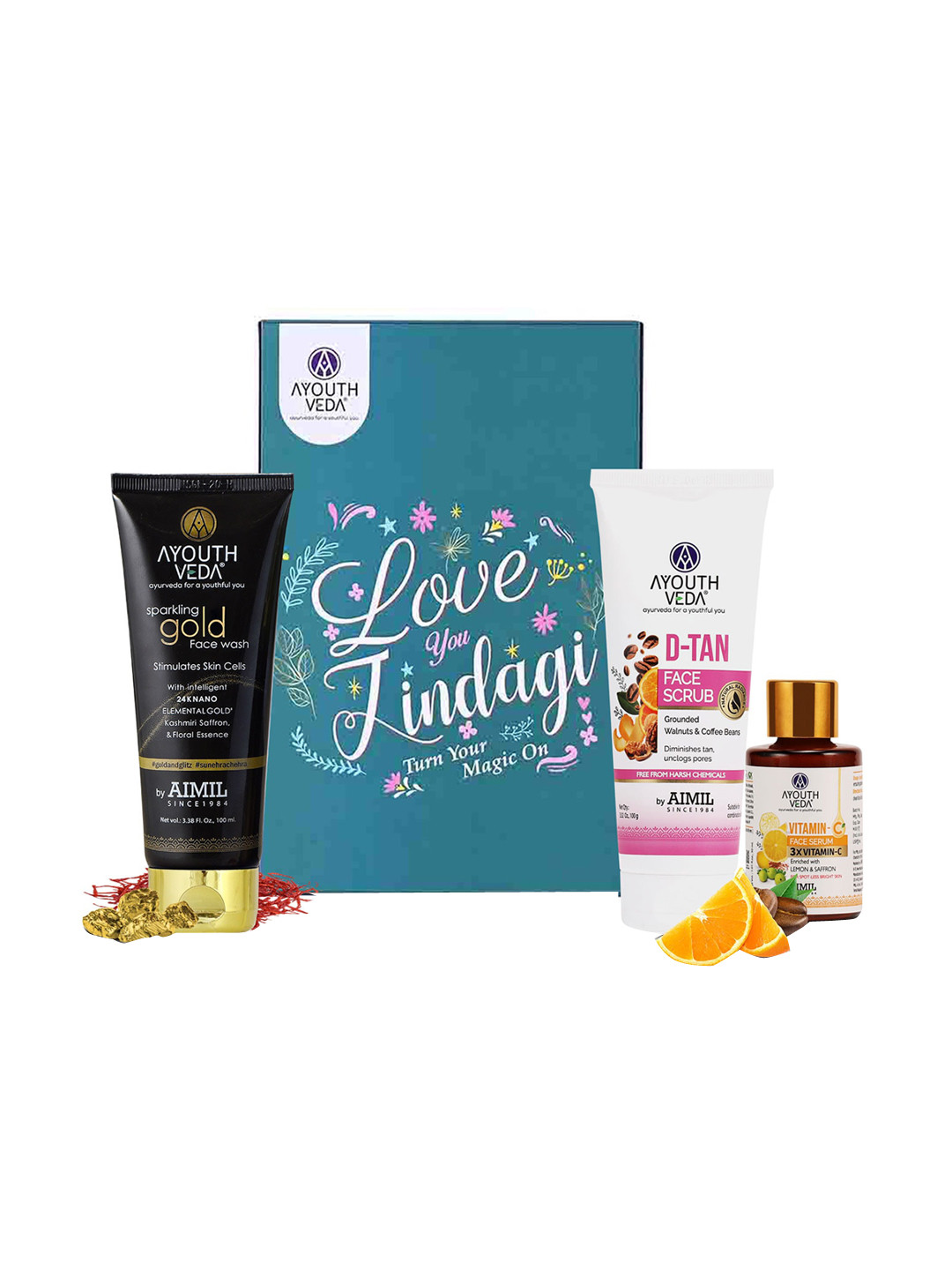 AYOUTHVEDA Set Of 4 Love You Zindagi Skin Care Gift Set