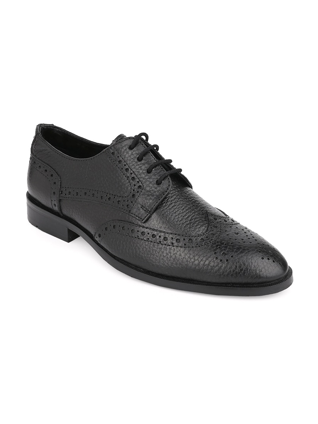 LA BOTTE Men Textured Leather Brogues