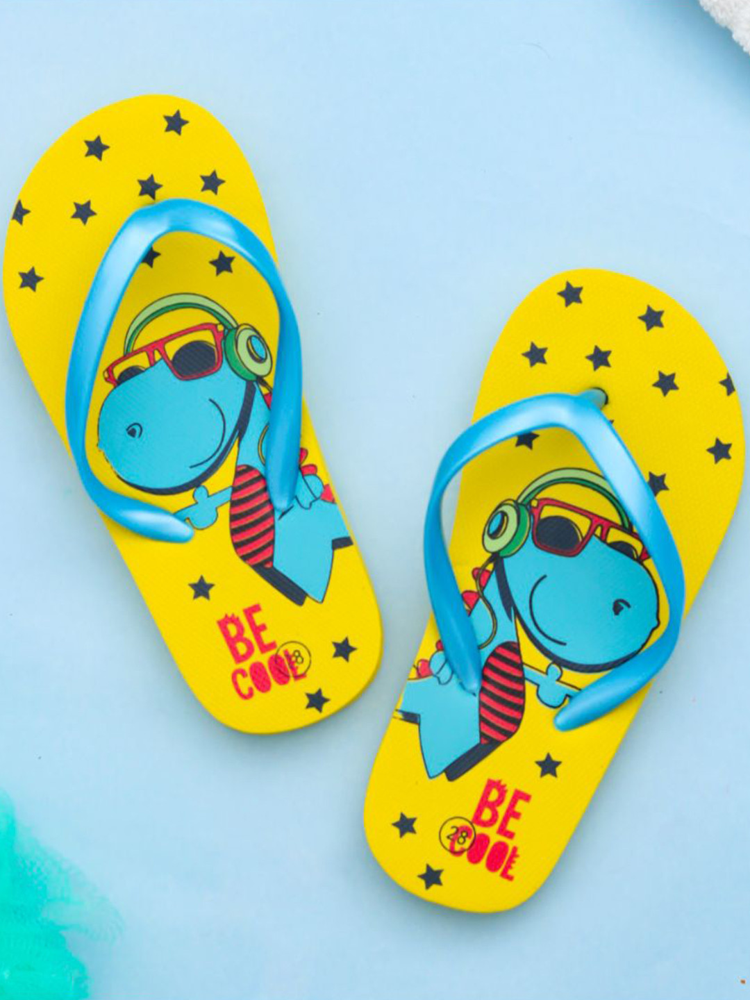Buy Yellow Bee Boys Dinosaur Printed Thong Flip-Flops - Flip Flops for Boys  25842882 | Myntra