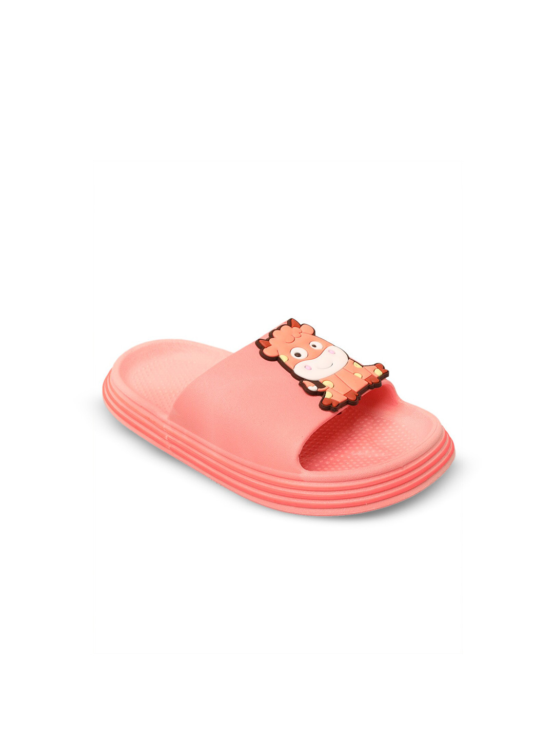 Yellow Bee Girls Cow Design Applique Sliders