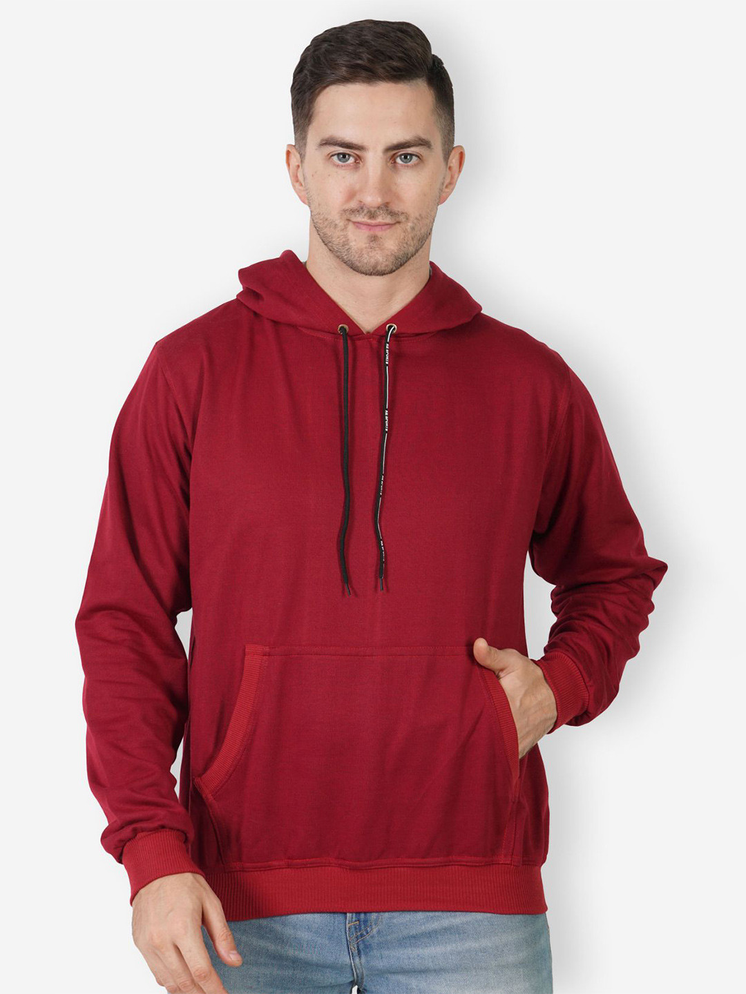 TEEMOODS Hooded Fleece Pullover Sweatshirt