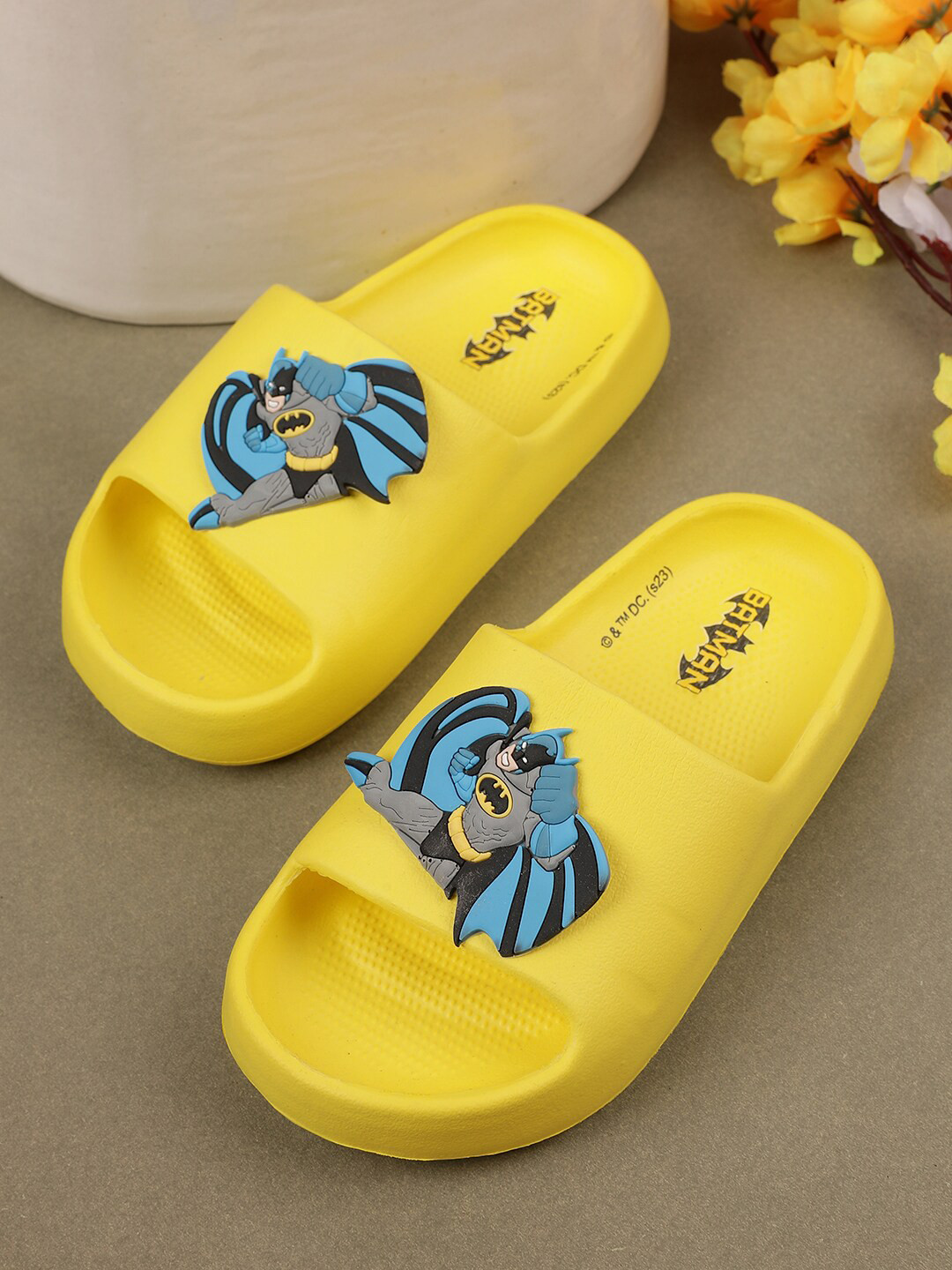 Kids Ville Boys Batman Printed Sliders