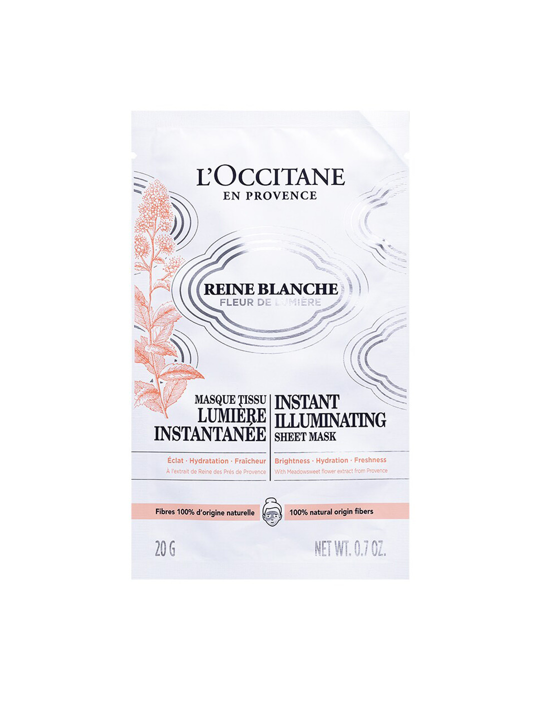 LOccitane en Provence Reine Blanche Sheet Mask - 20g