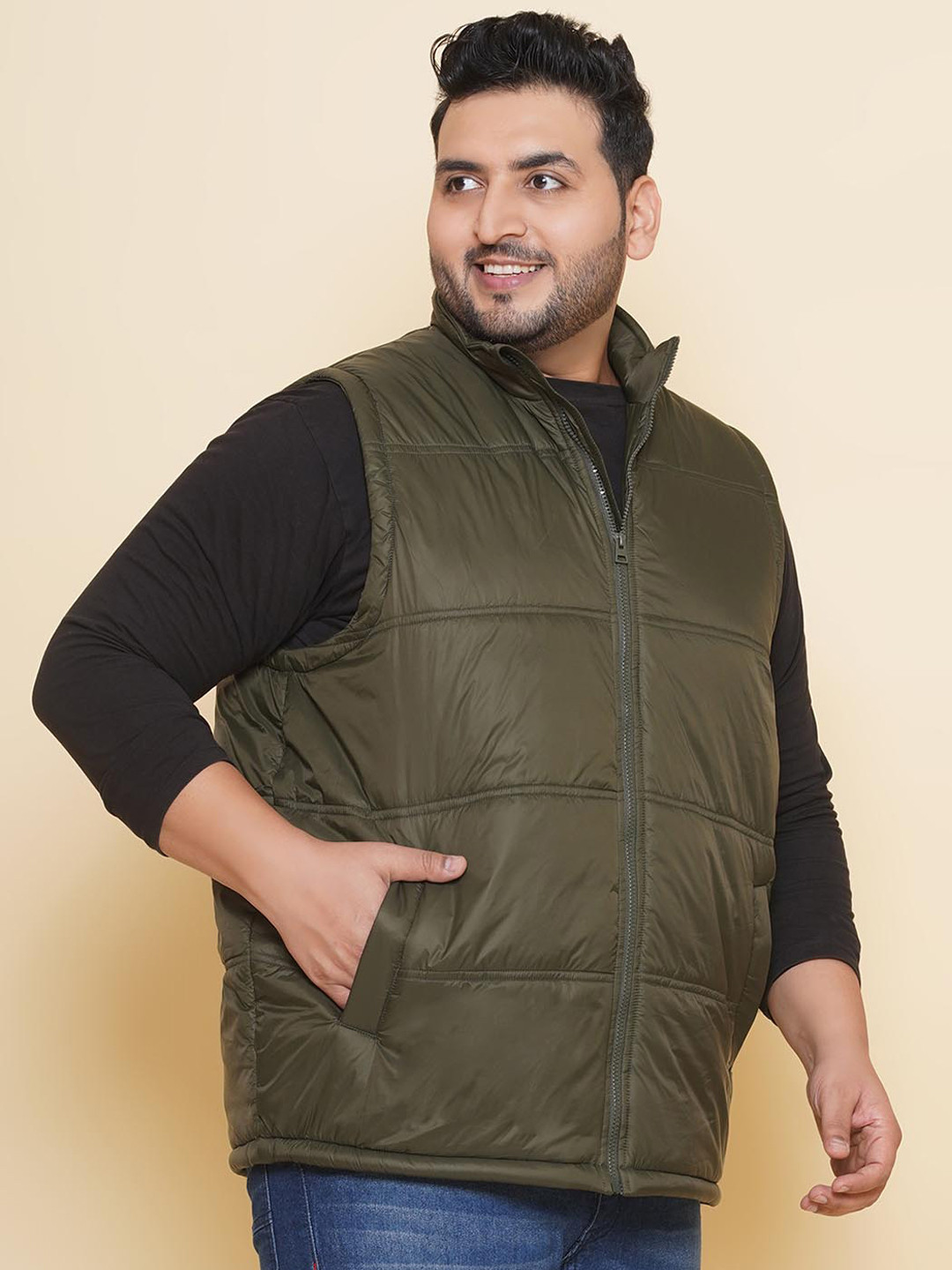 John Pride Plus Size Lightweight Padded Jacket