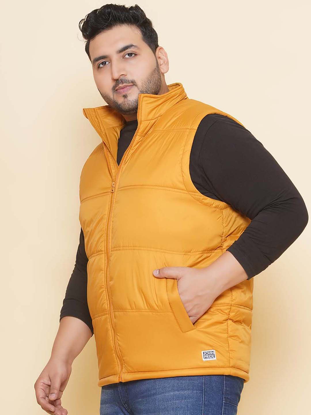 John Pride Plus Size Lightweight Sleeveless Padded Jacket