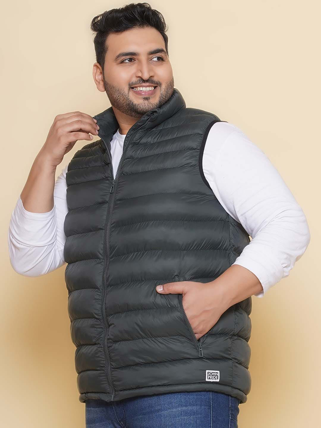 John Pride Plus Size Lightweight Puffer Jacket