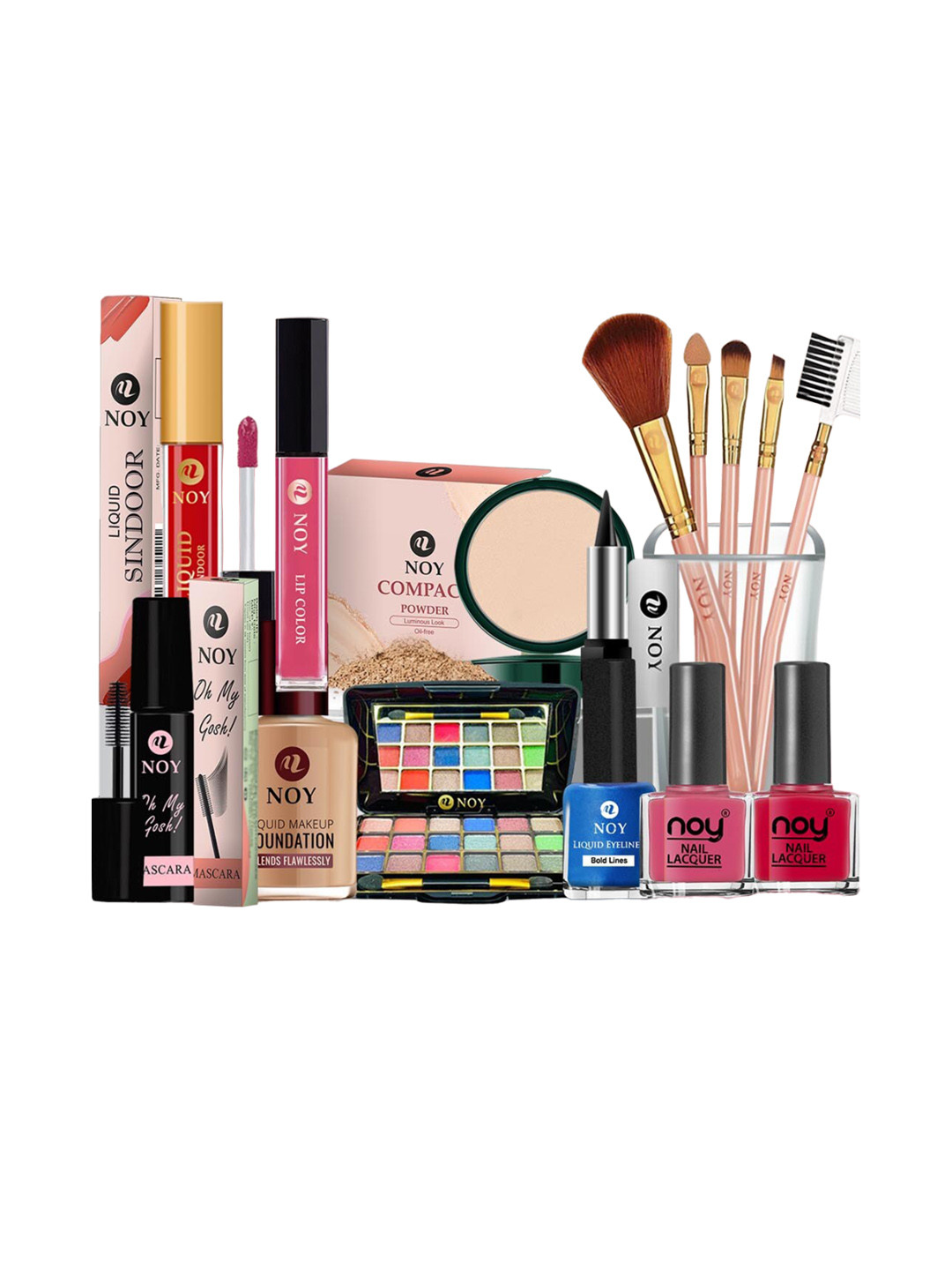 NOY Set Of 15 Non Transfer Makeup Combo - Weightless Beauty In Any Weather - 779