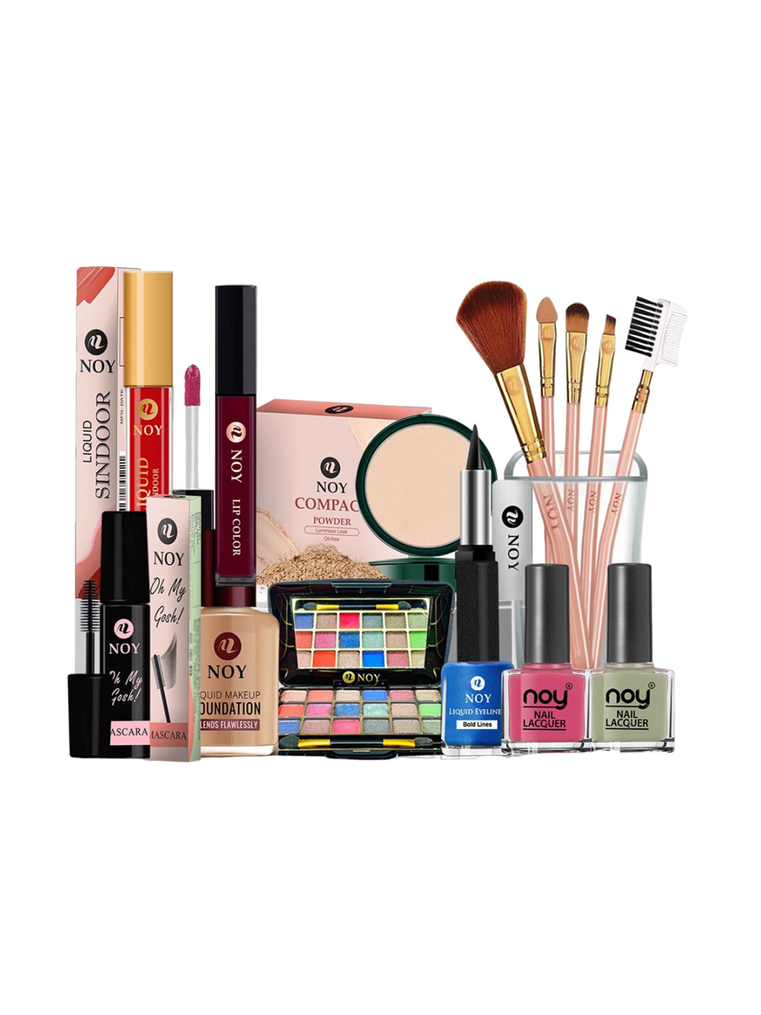 NOY 15Pcs Elegance Makeup Combo - Timeless Beauty - Combo No. 752