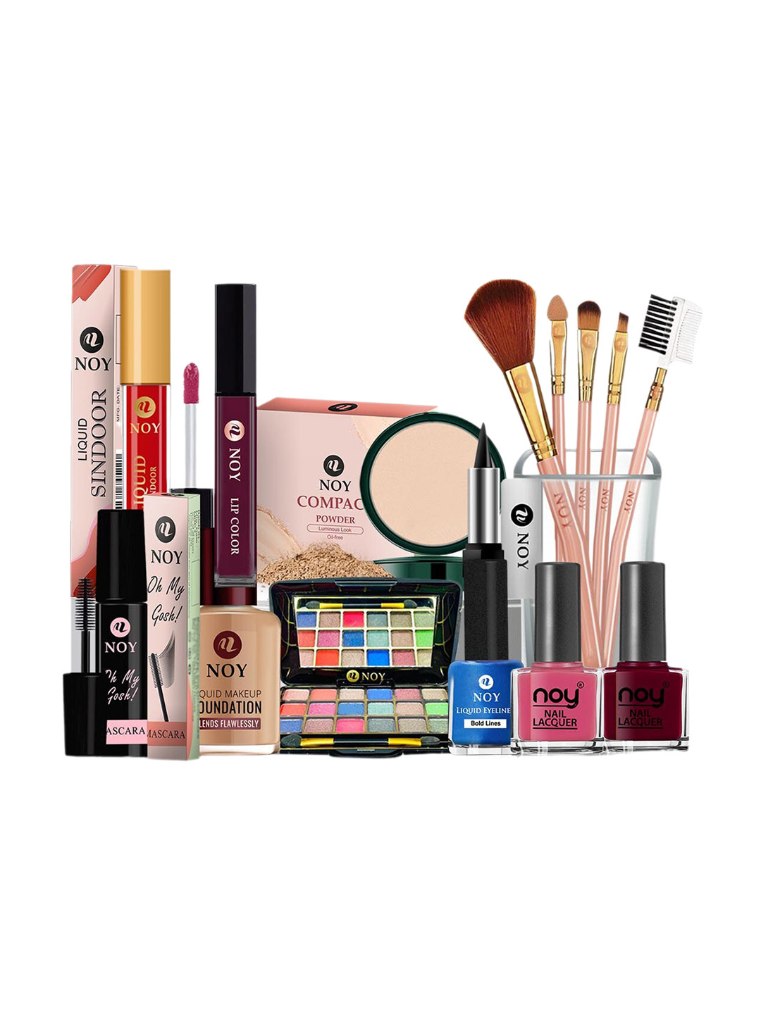 NOY 15Pcs Luxurious Beauty Essentials - Combo No. 730