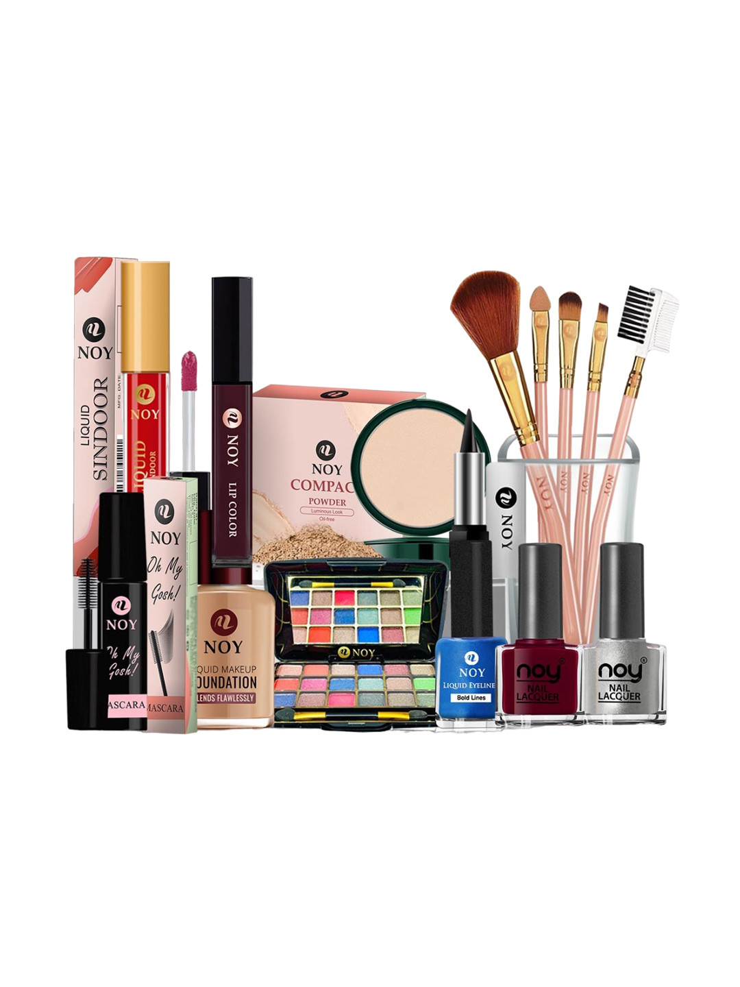 NOY 15Pcs Luxurious Beauty Essentials - Combo No. 966