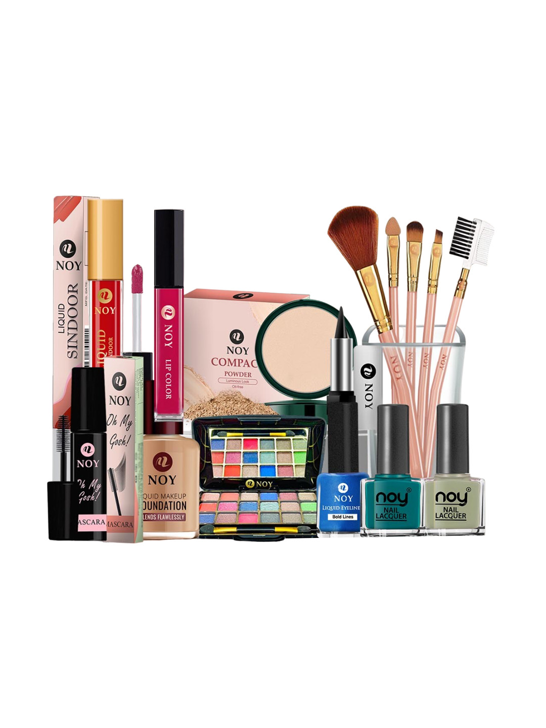 NOY 15Pcs Essence Combo - For Bridal Effortless Beauty Captured In Harmony - Combo No. 785