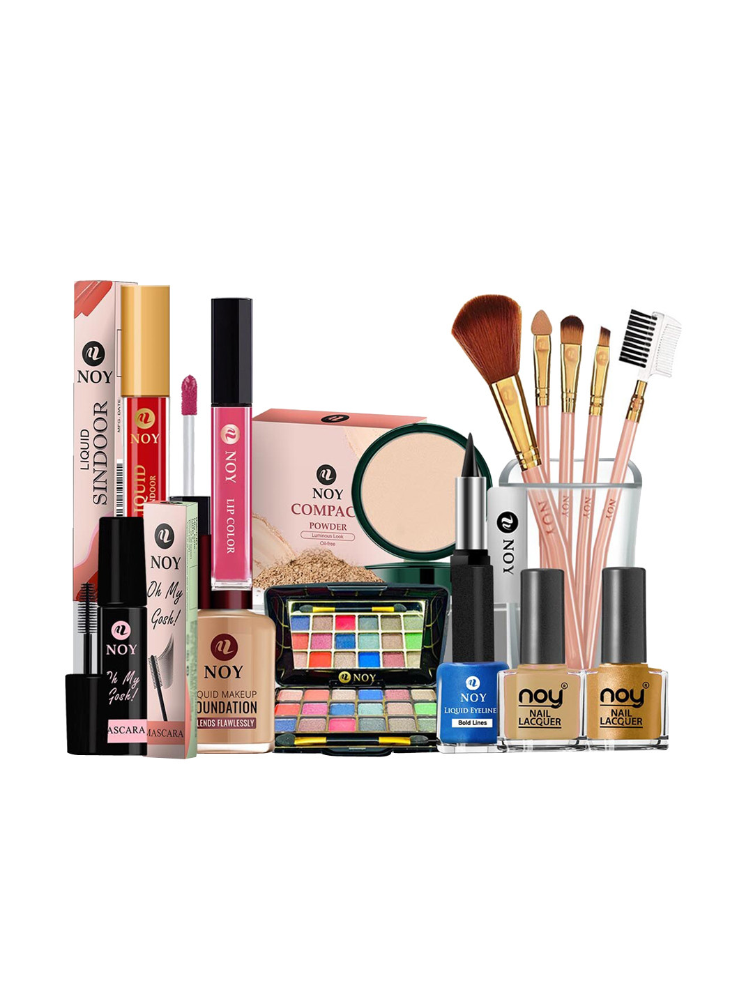 NOY 15Pcs Essence Makeup Combo- For Effortless Beauty In Any Weather - Combo No. 683