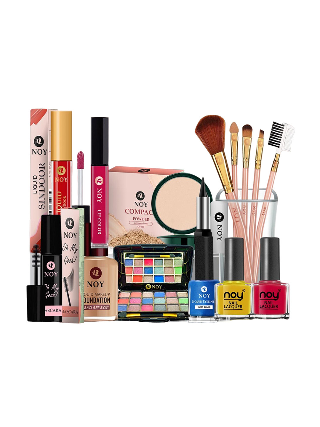 NOY Set Of 15 Luxurious Pairing For Exquisite Glamour Makeup Combo - 921