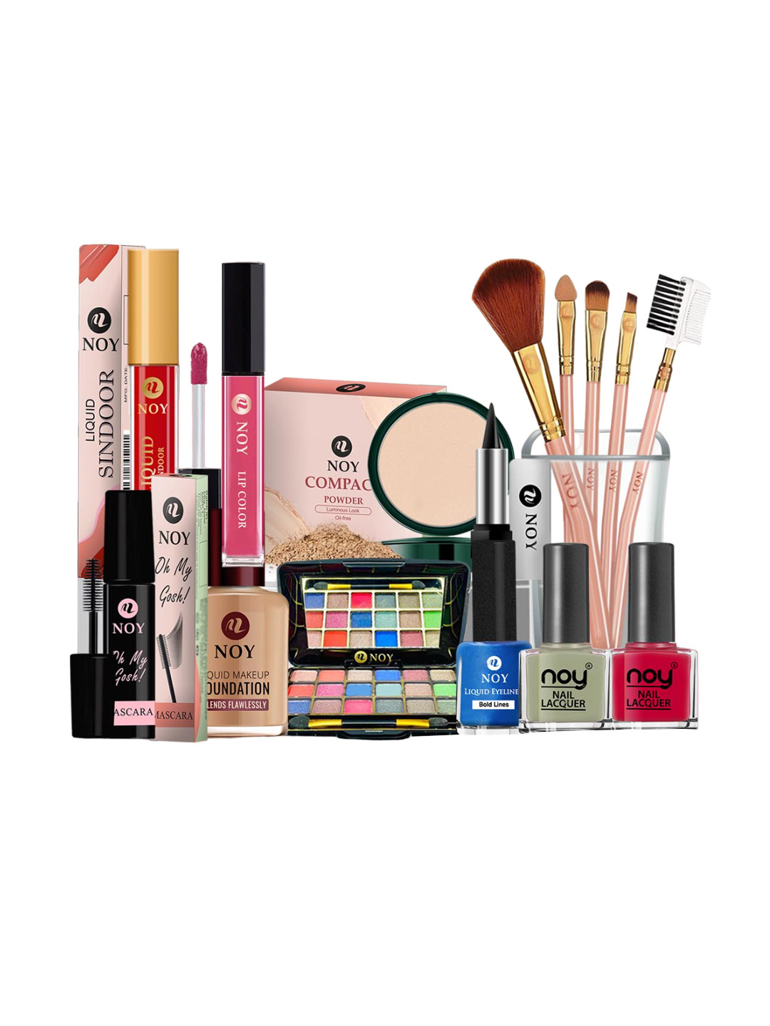 NOY Set Of 15 Essence Makeup Combo - Bridal Effortless Beauty Captured In Harmony - 1059