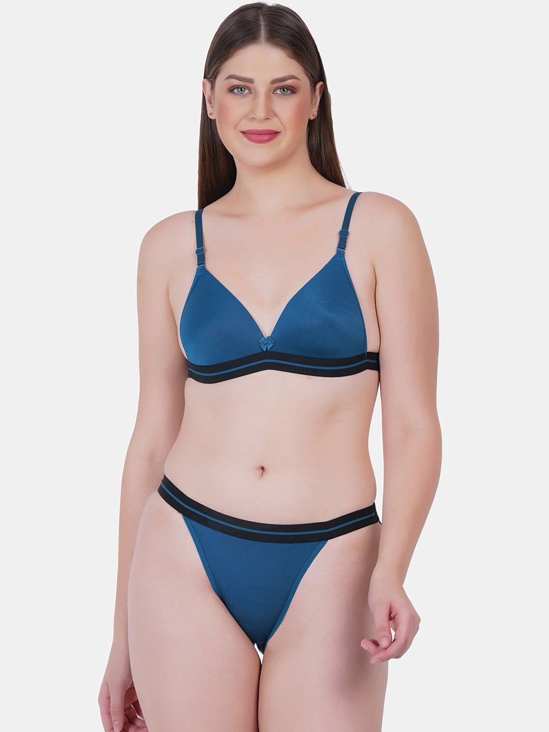 Reveira Non Padded Lingerie Set Julia-R.Blue-30