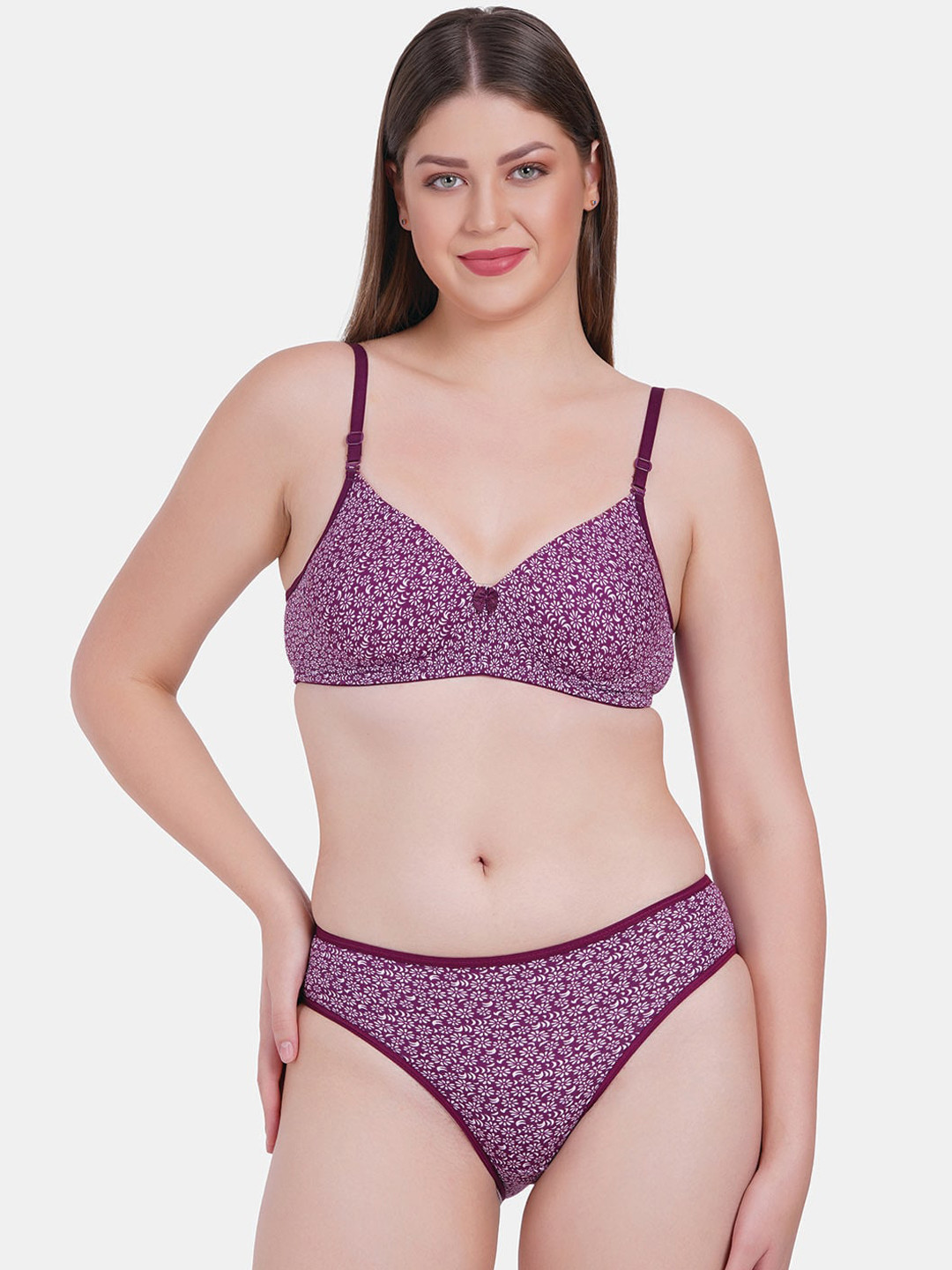 Reveira Printed Non Padded Lingerie Set Sayna263-D1-30