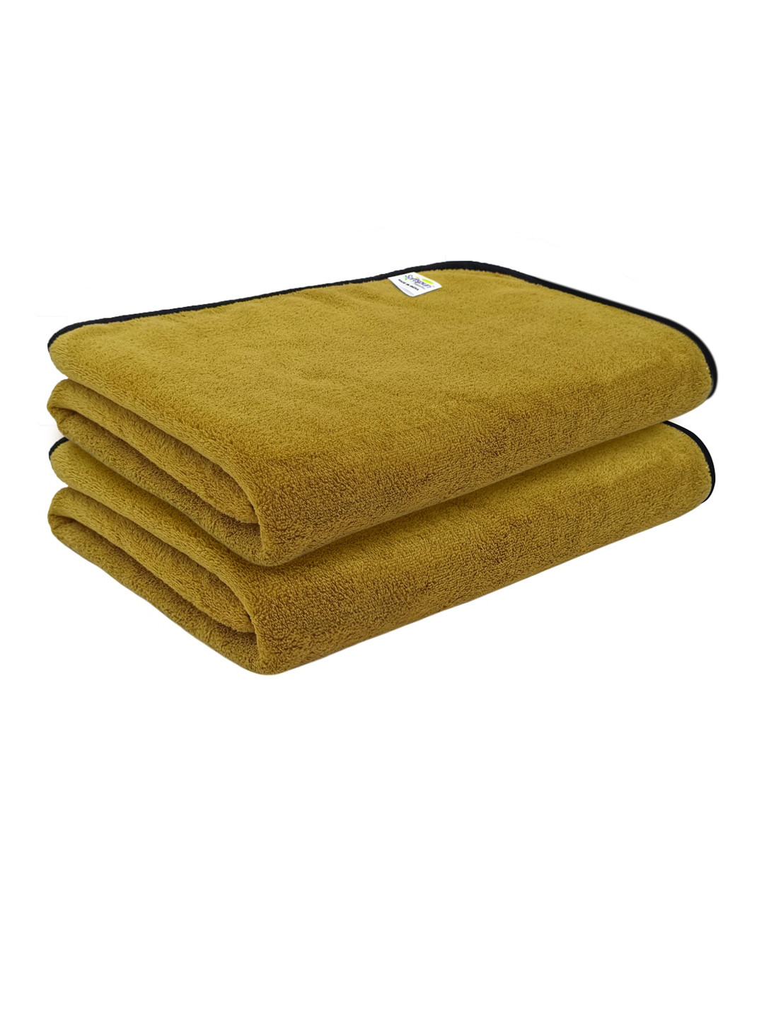 Softspun Microfiber Microfiber 270GSM Lint Free 2PCs Adult Regular Bath Towel-28x55In