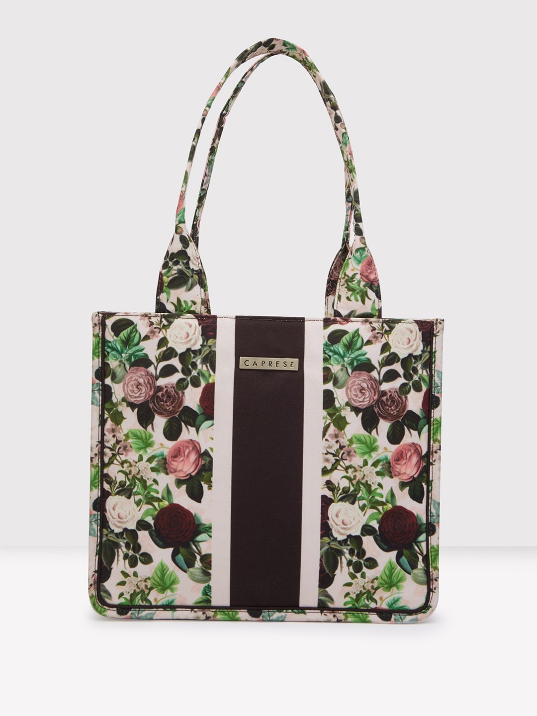 Buy Caprese Floral Printed Leather Structured Handheld Bag Handbags for Women 25858588 Myntra