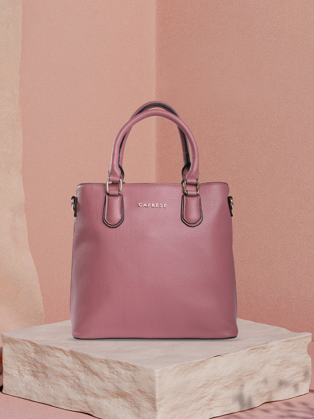 Caprese Leather Structured Handheld Bag