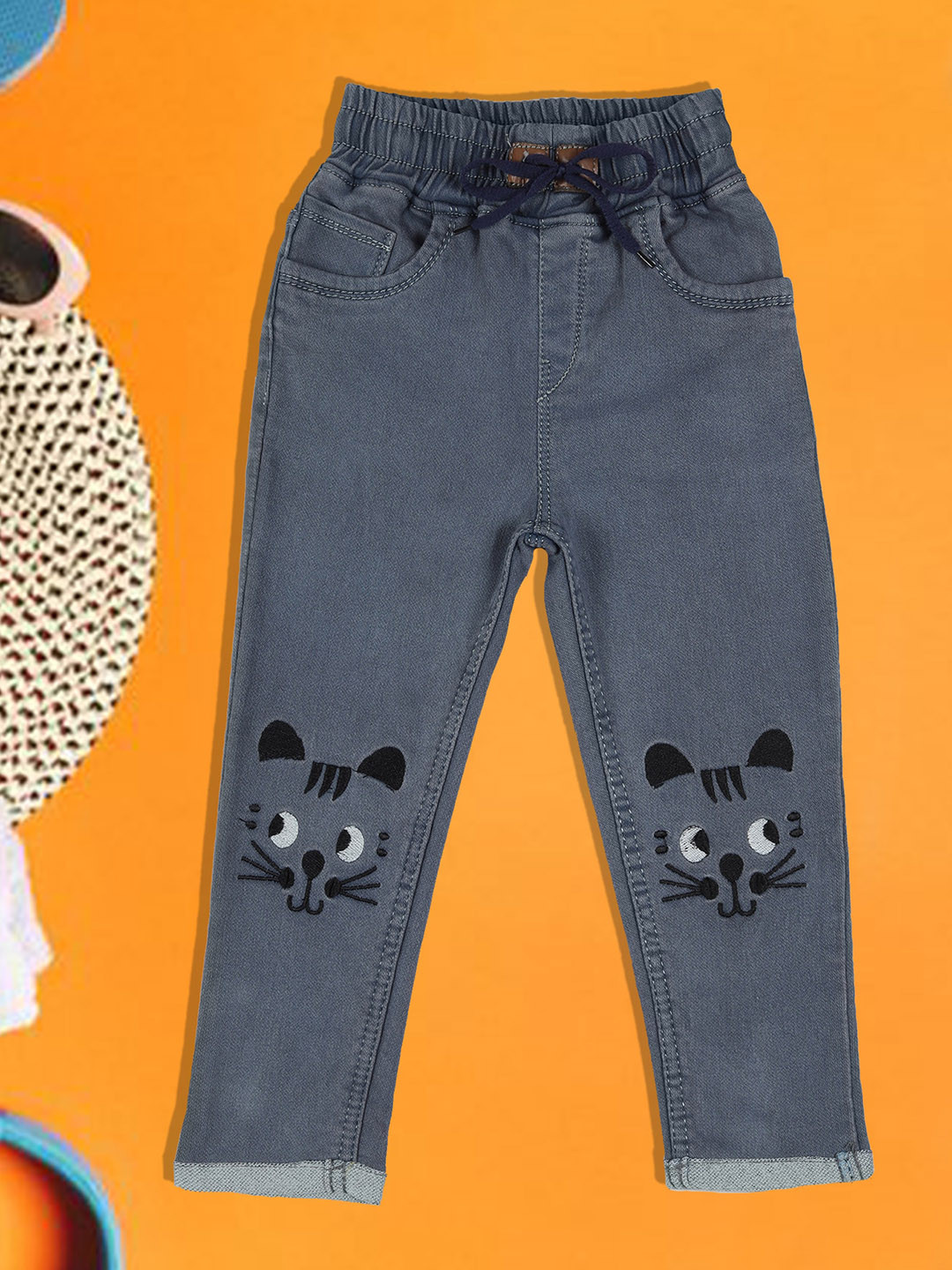 A-Okay Kids Slim Fit High-Rise Trousers