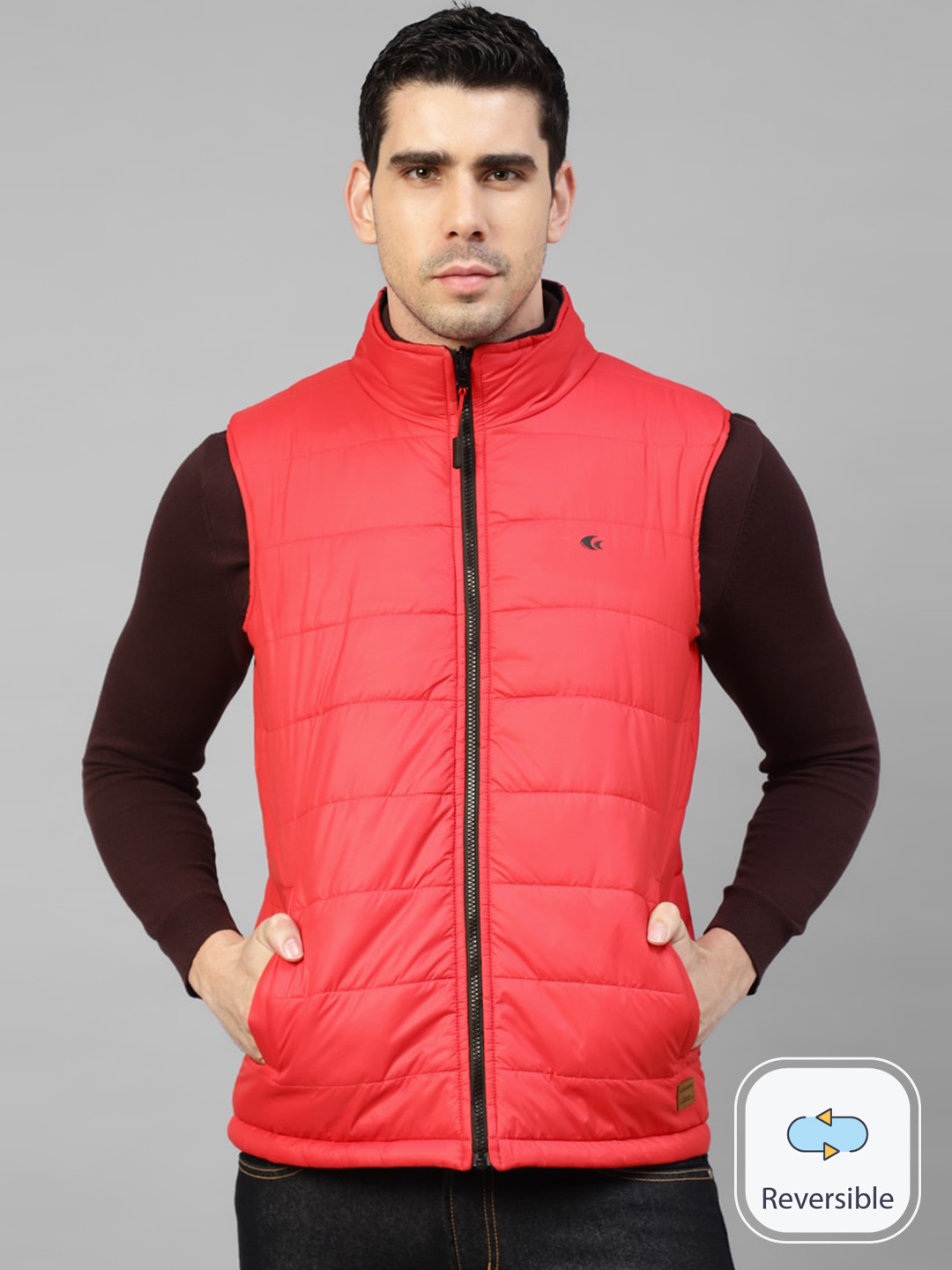 Allen Cooper Water Repellent Mock Collar Puffer Jacket