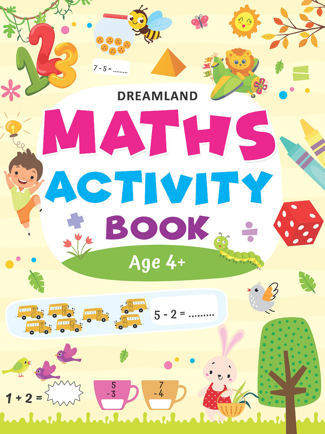Dreamland Maths Activity Book Age 4 Activity Book for Children