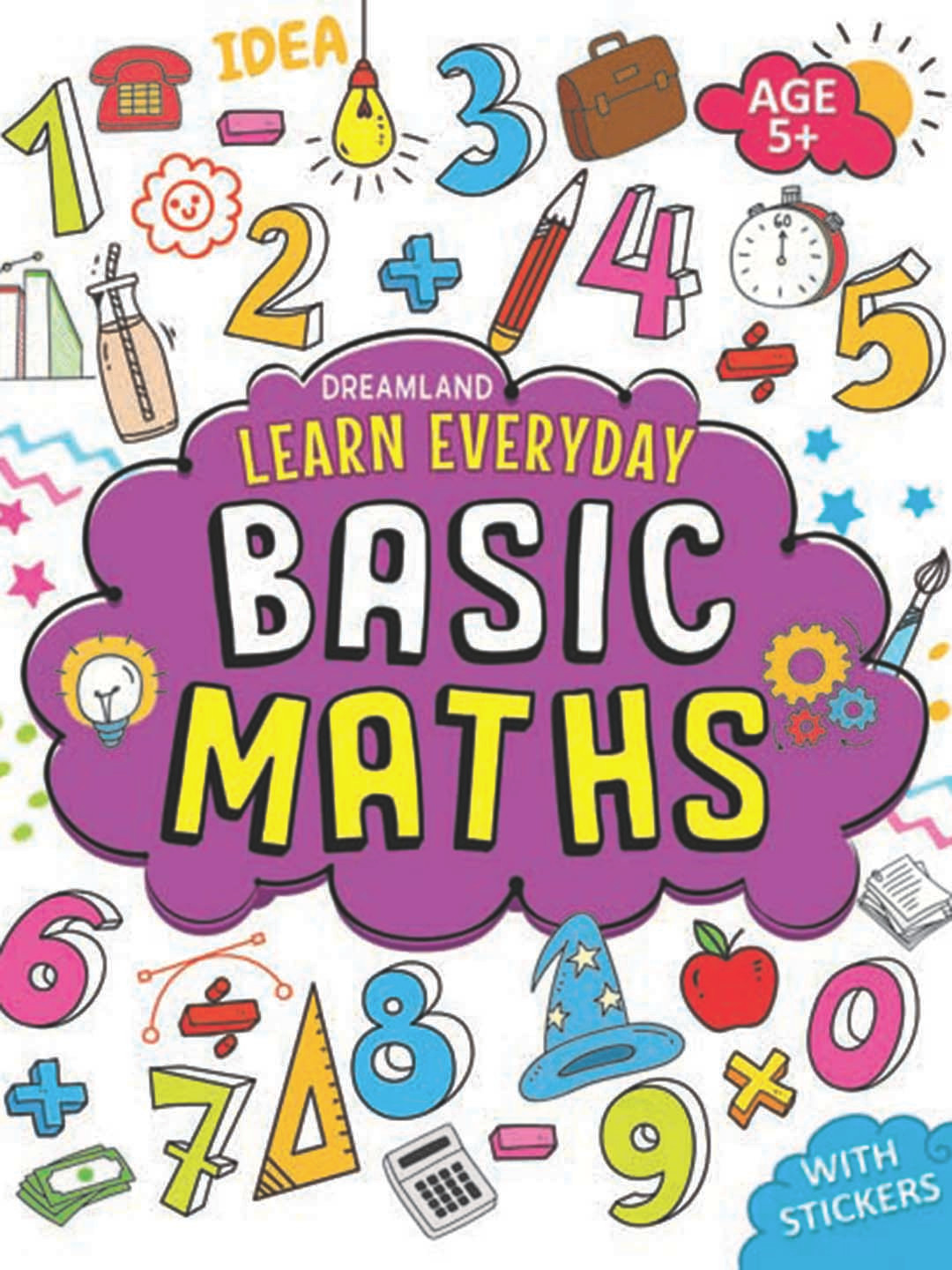 Dreamland Kids Learn Everyday Basic Maths Interactive & Activity Book