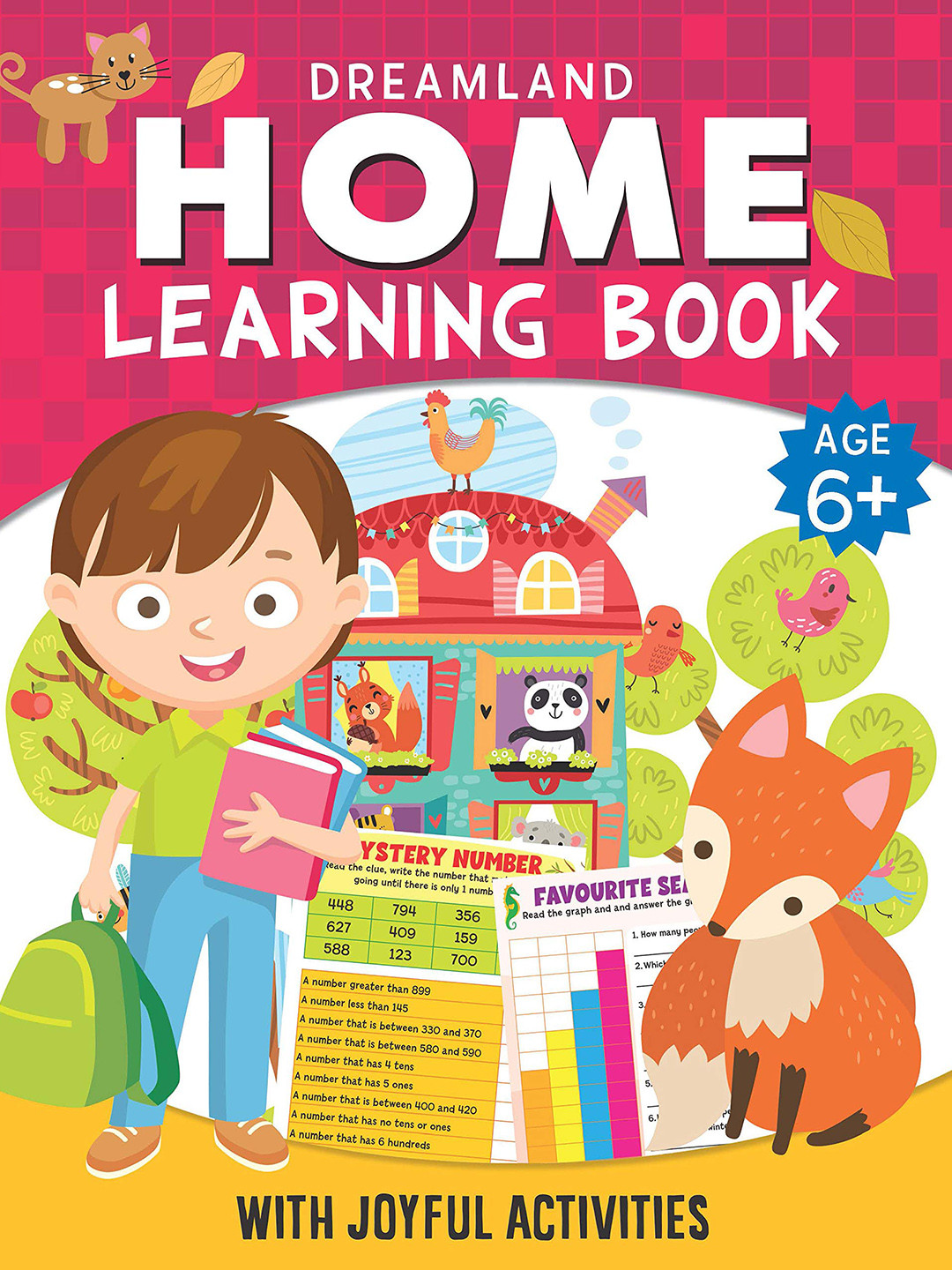 Dreamland Kids Set of 4 Home Learning Book With Joyful Activities