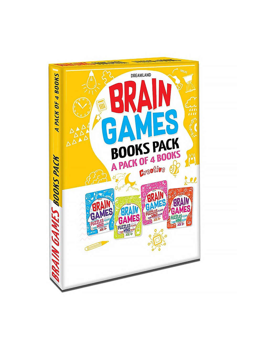 Dreamland Kids Pack Of 4 Brain Games Series