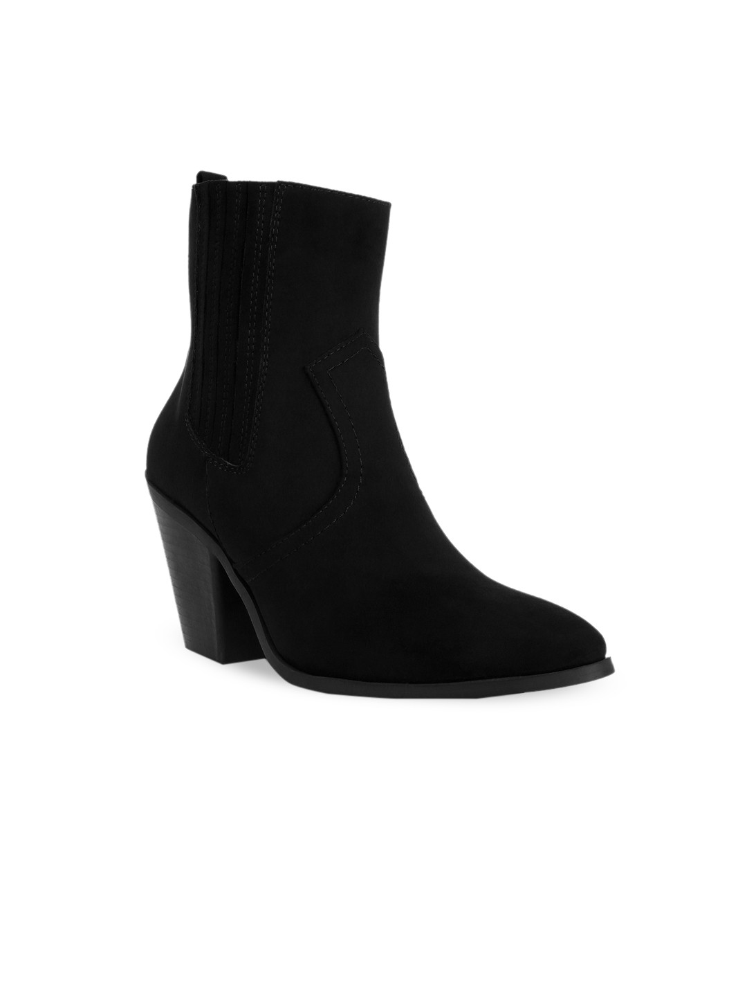 London Rag Women Yale Block Heeled Mid-Top Regular Boots