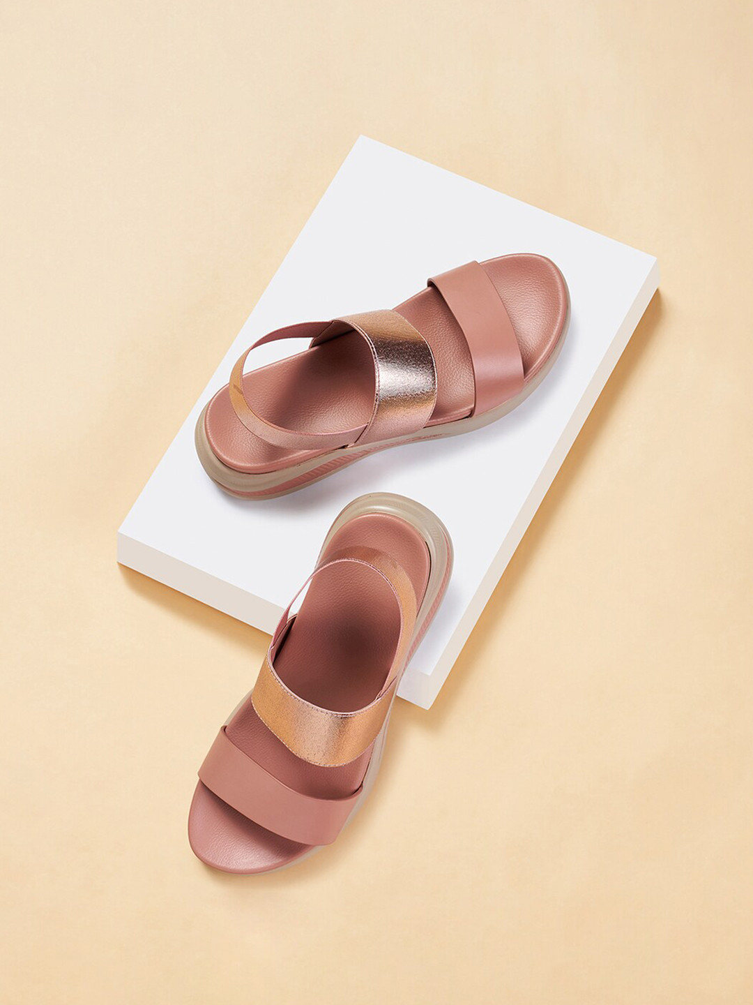 Forever Glam by Pantaloons Rubber Open Toe Flats