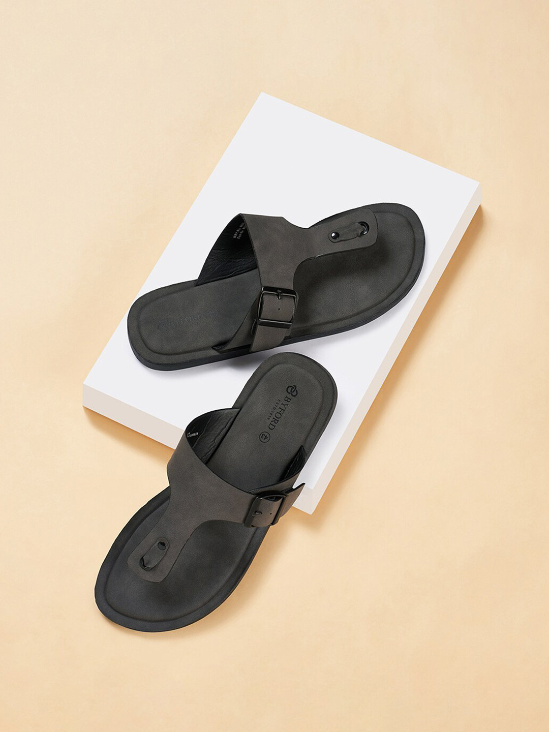 BYFORD by Pantaloons Men Comfort Sandals With Buckle Detail
