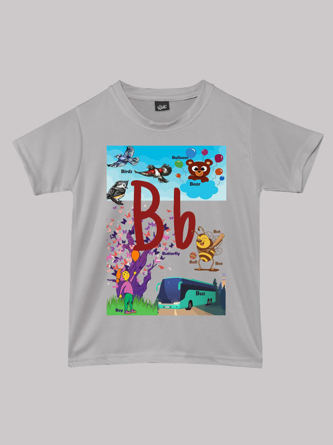 RISH Boys Educational Printed T-shirt