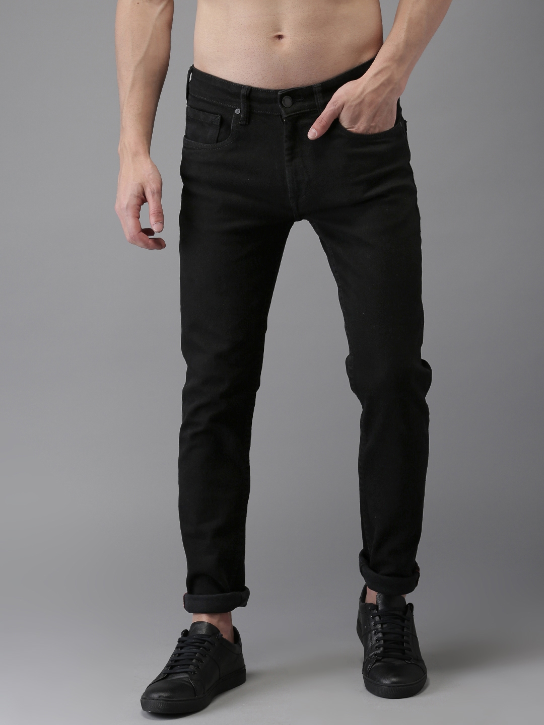 Top 78+ black stretchable pants latest - in.eteachers
