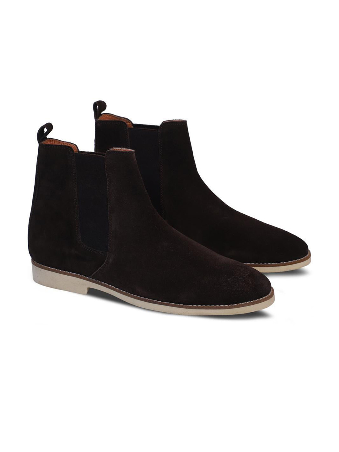 GRIFFIN Men Corine Mid Top Suede Chelsea Boots