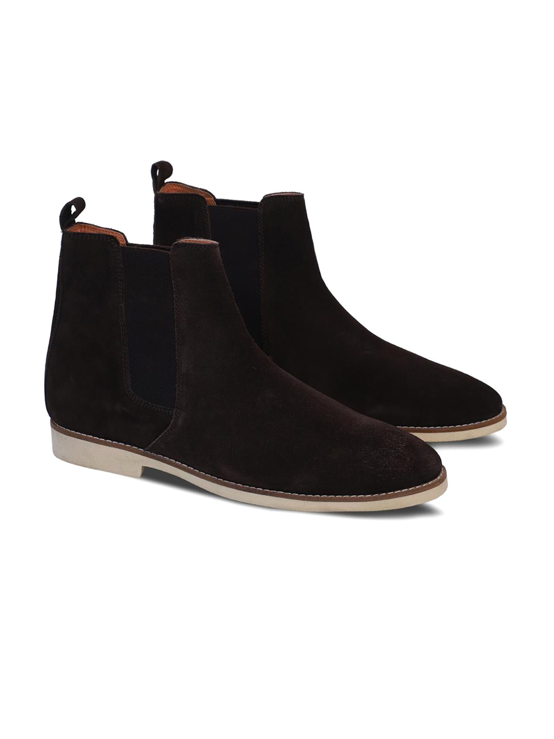 GRIFFIN Men Corine Mid Top Suede Chelsea Boots