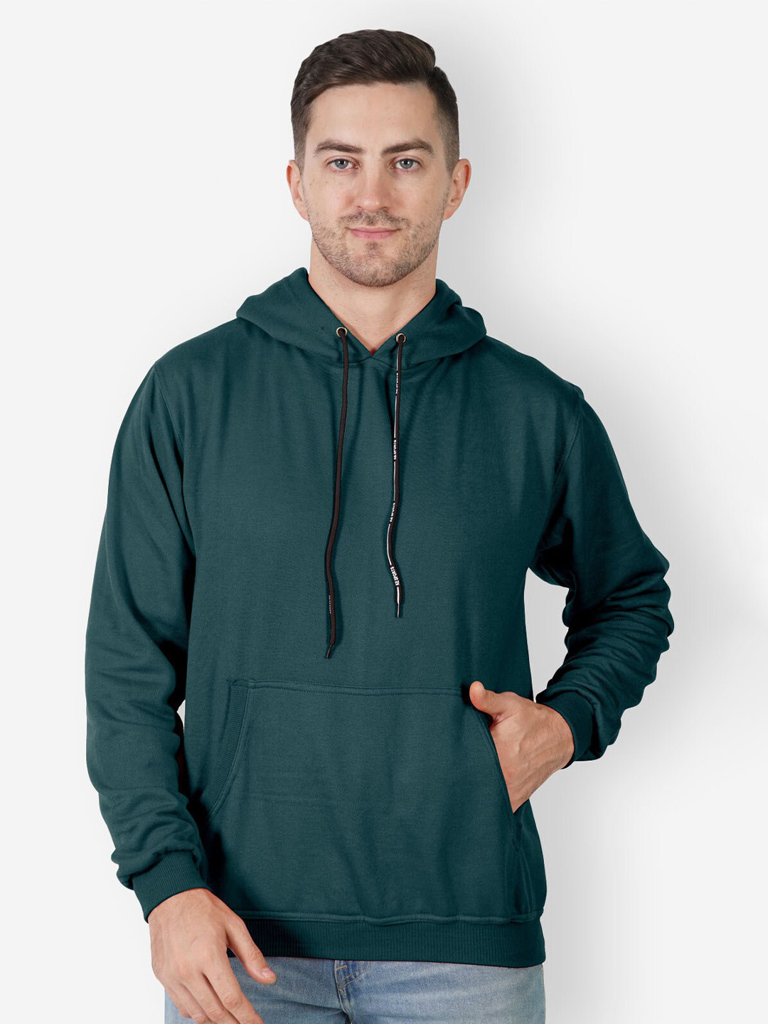 TEEMOODS Oversized Hooded Fleece Pullover Sweatshirt
