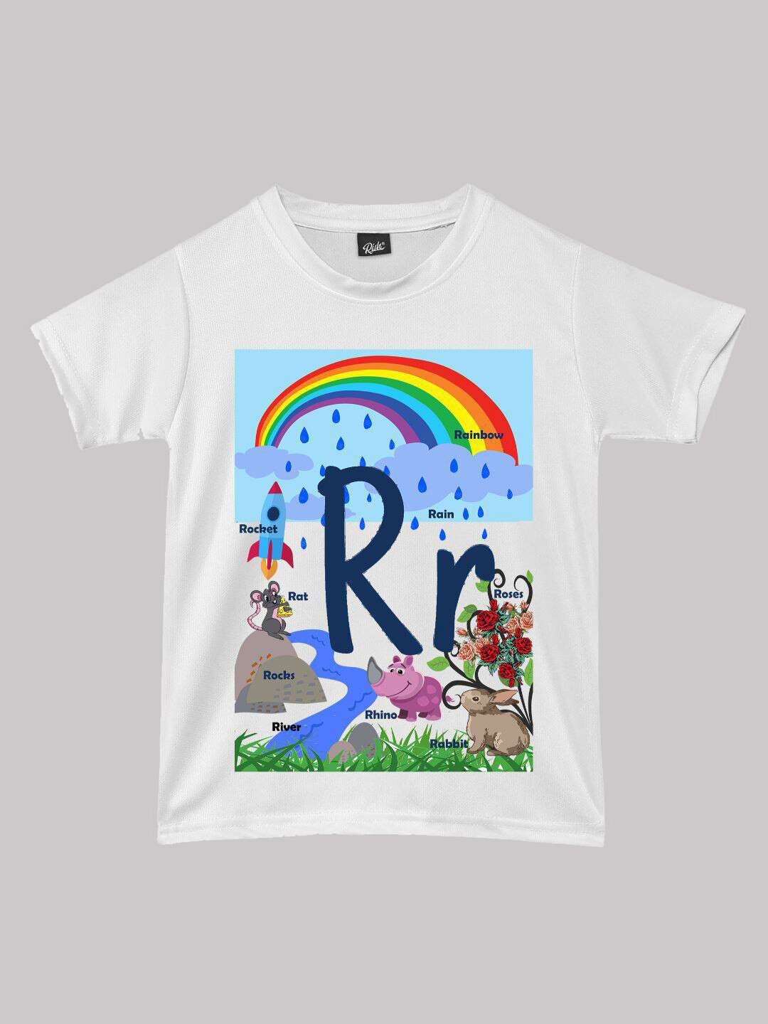 RISH Boys Graphic Printed Round Neck Casual T-shirt