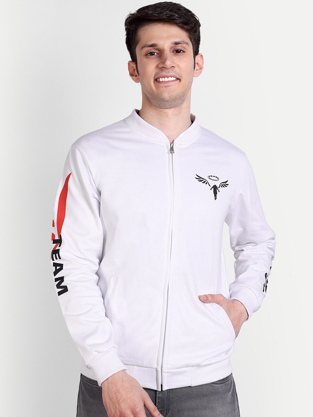 Fans Army Tokyo Revengers Walhalla Printed Stand Collar Sporty Jacket