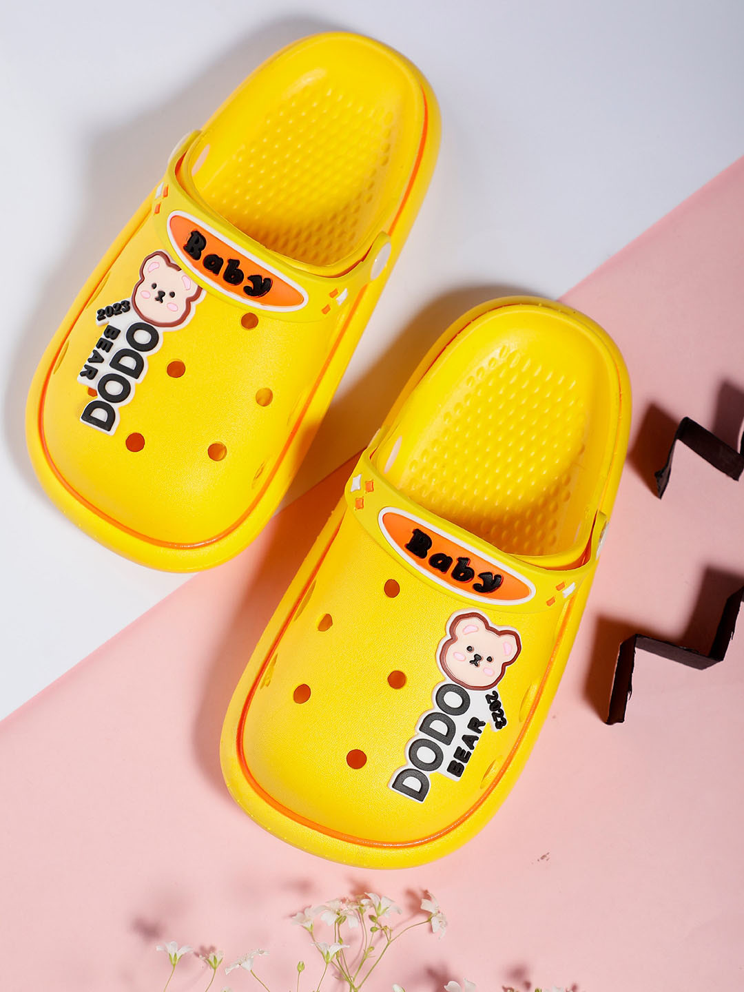 PASSION PETALS Kids Dodo Embossed Lightweight Clogs