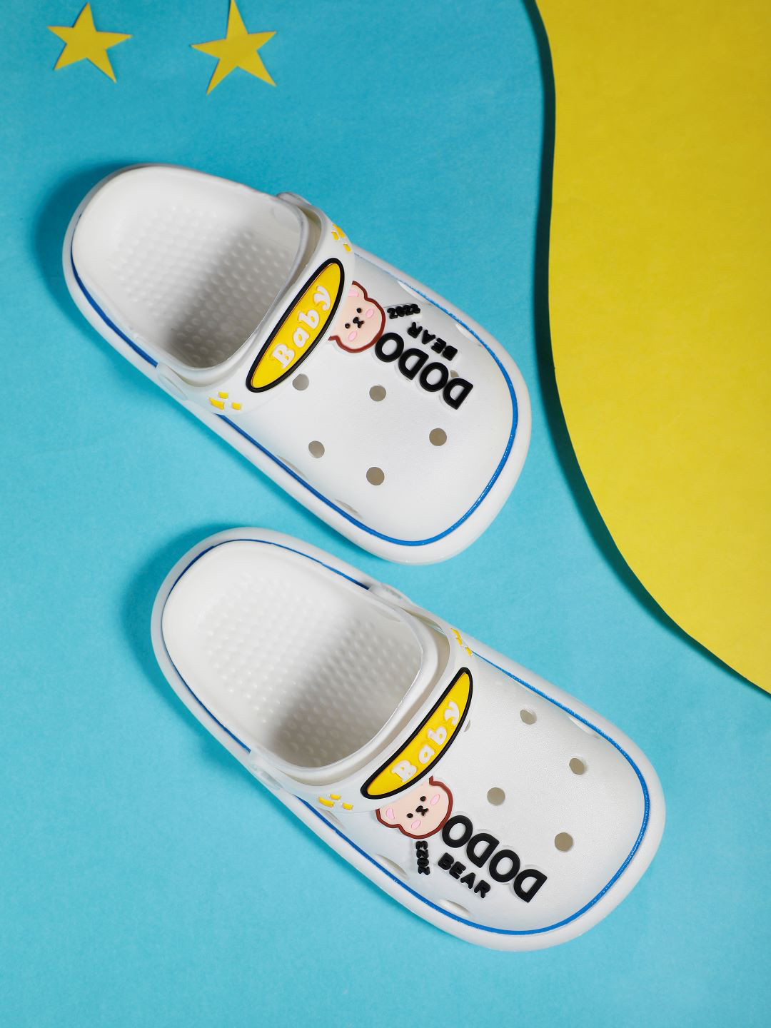 PASSION PETALS Kids Dodo Embossed Lightweight Clogs