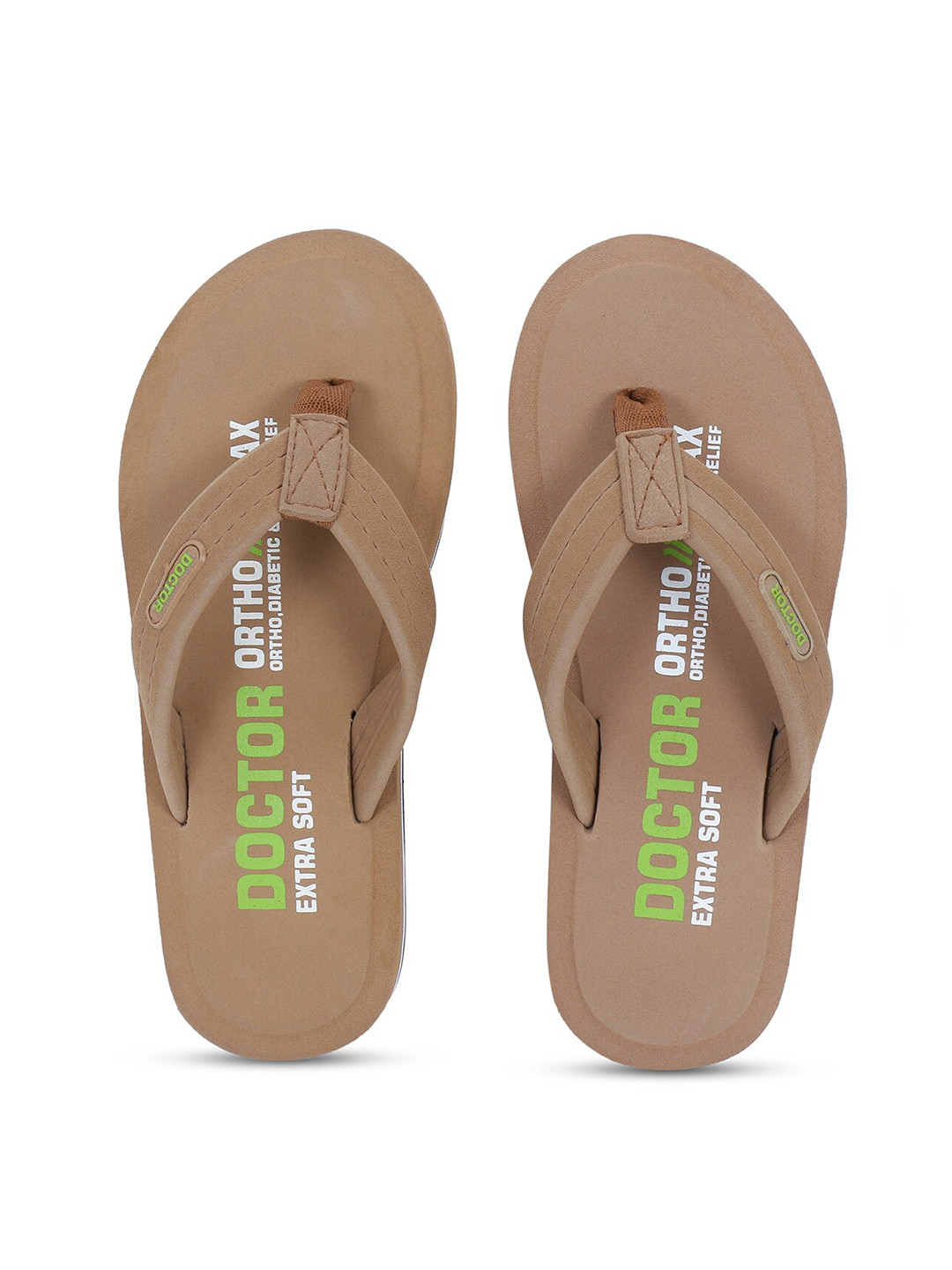 DOCTOR EXTRA SOFT Men Non-Allergenic Sweat Wicking Anti-Skid Thong Flip-Flops