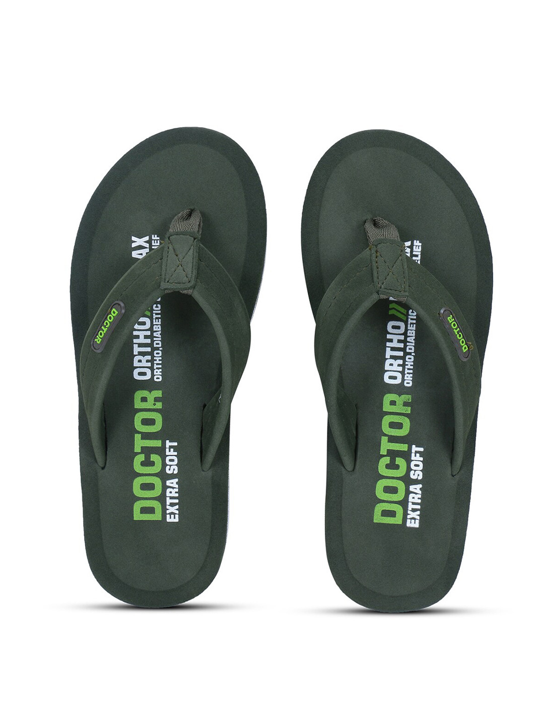 DOCTOR EXTRA SOFT Men Non-Allergenic Sweat Wicking Anti-Skid Thong Flip-Flops