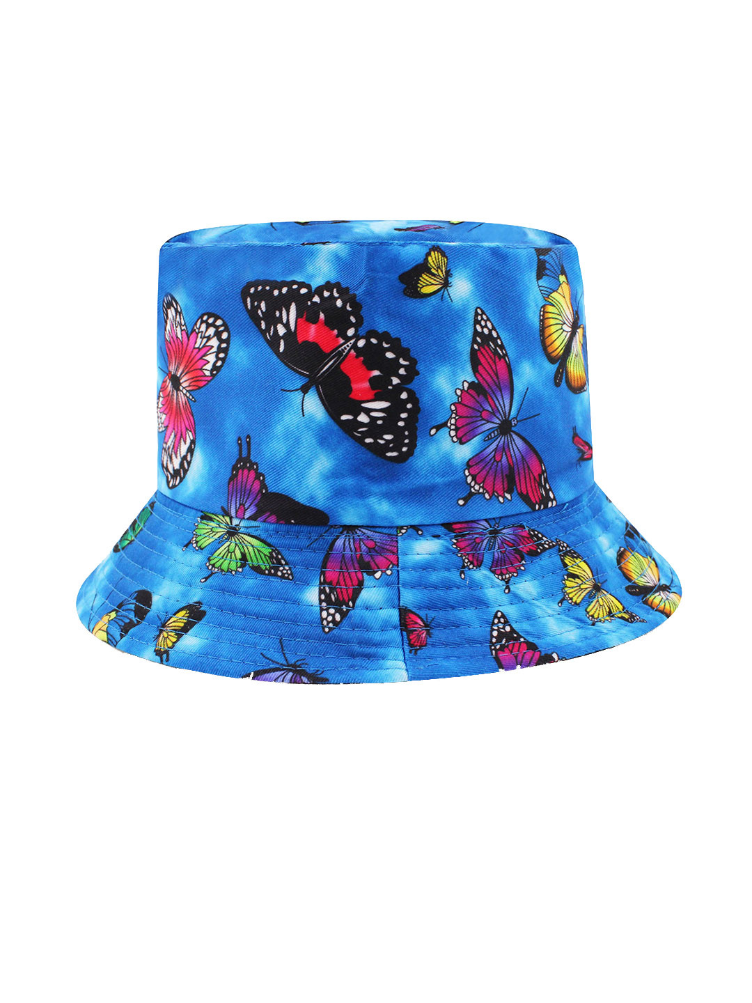 JENNA Unisex Butterfly Printed Reversible Bucket Hat